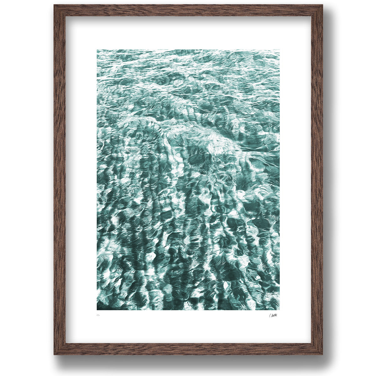 Clear Water in an oak frame