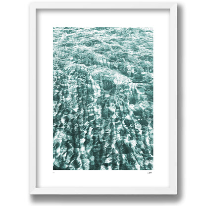 Clear Water in a white gallery frame