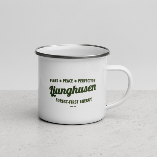 Emaljmugg Ljunghusen emaljmugg från Byron Objects