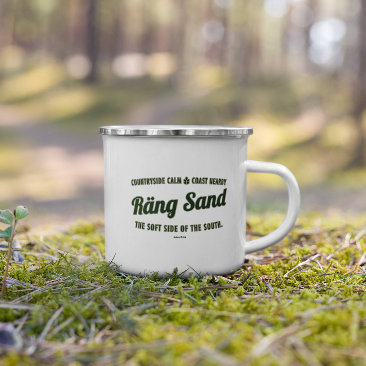 Emaljmugg Räng Sand emaljmugg från Byron Objects produktbild 2