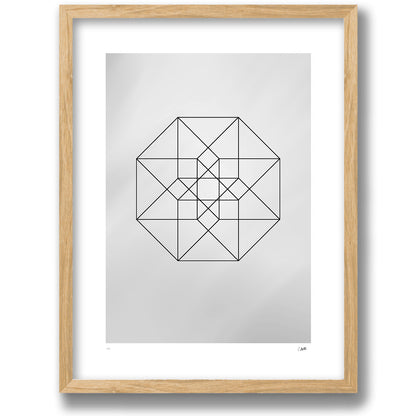 Tesserakt i valnötsram