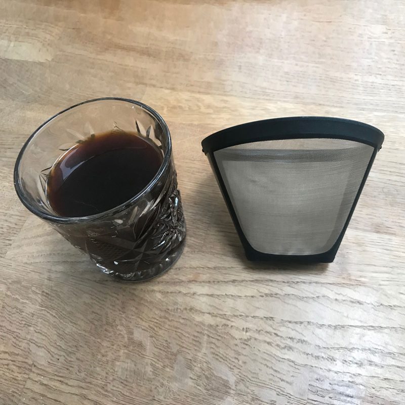 Reusable coffee filter environmental friendly