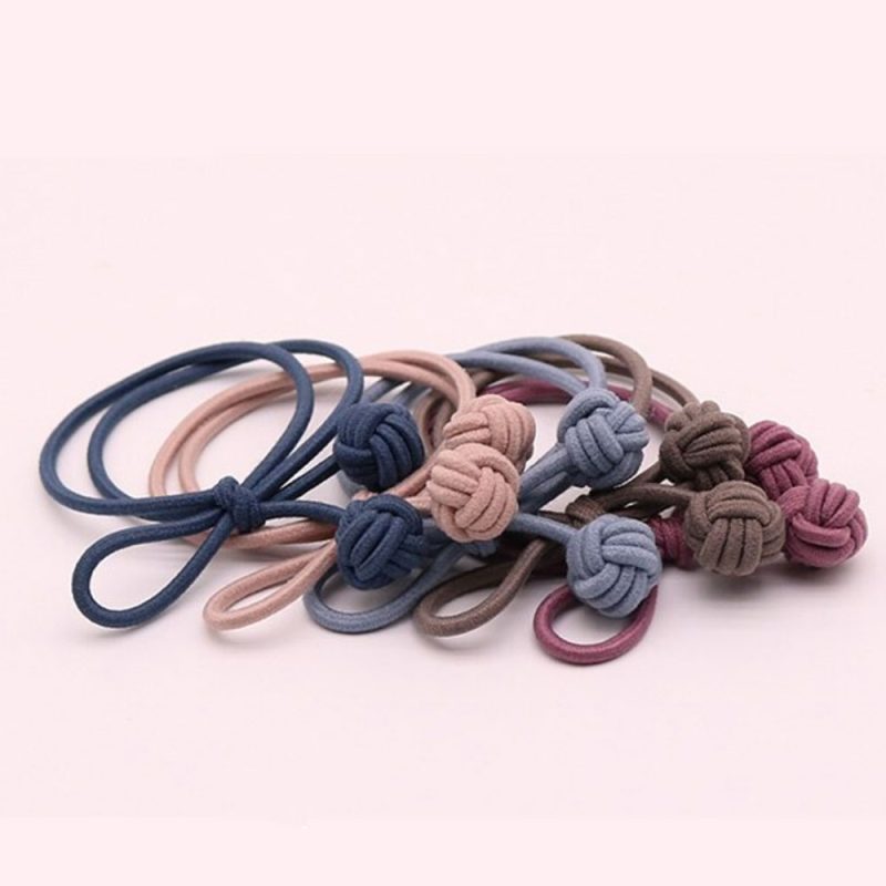 Trendy hair tie bands scrunchies