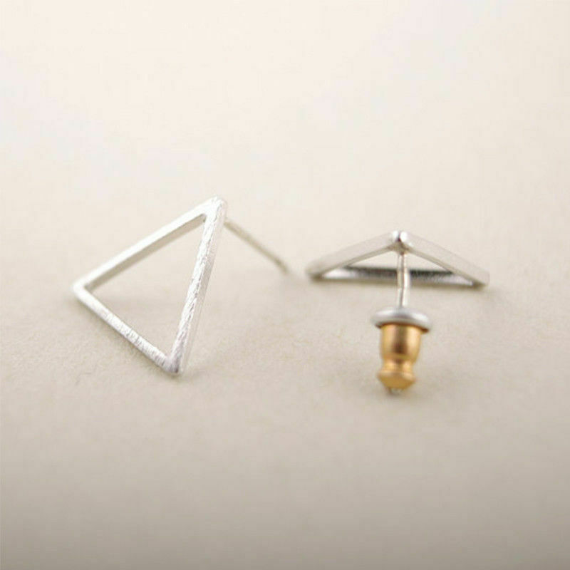 Earrings-silver-triangle