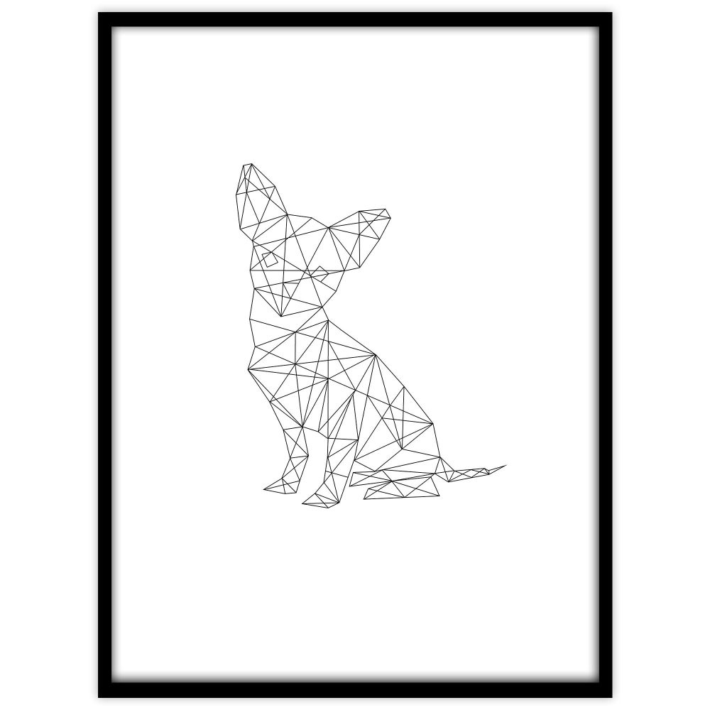 Chihuahua - vit - Studio Caro-lines