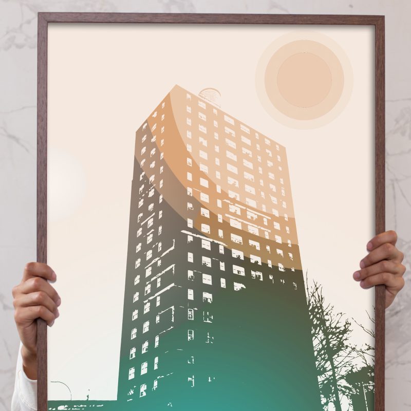 Poster: New York building